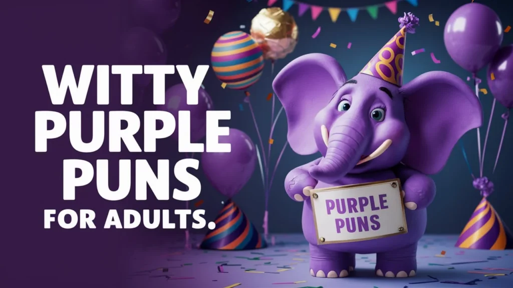 Witty Purple Puns for Adults