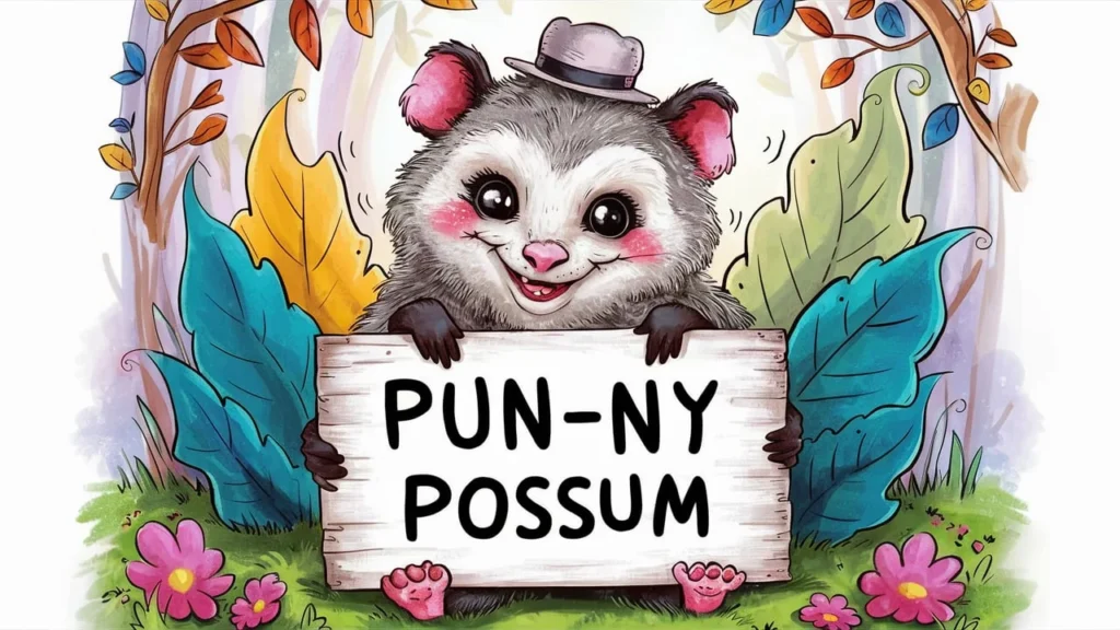 Adorable Possum Puns