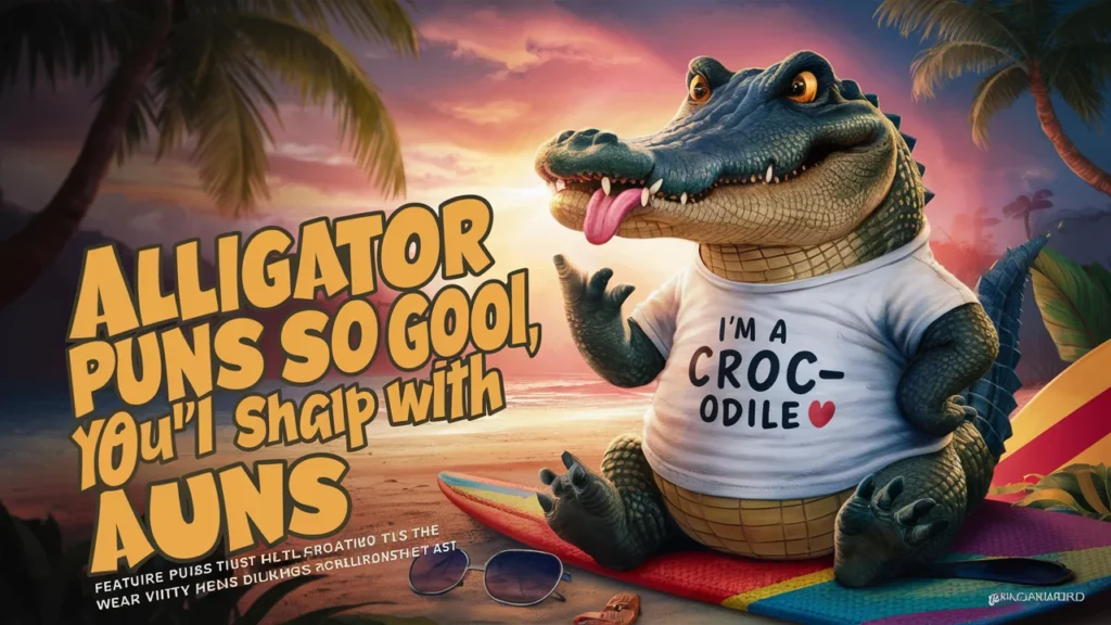 Alligator Puns So Good, You’ll Snap with Laughter