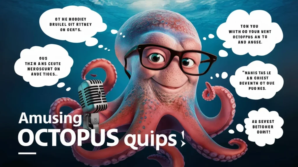 Amusing Octopus Quips