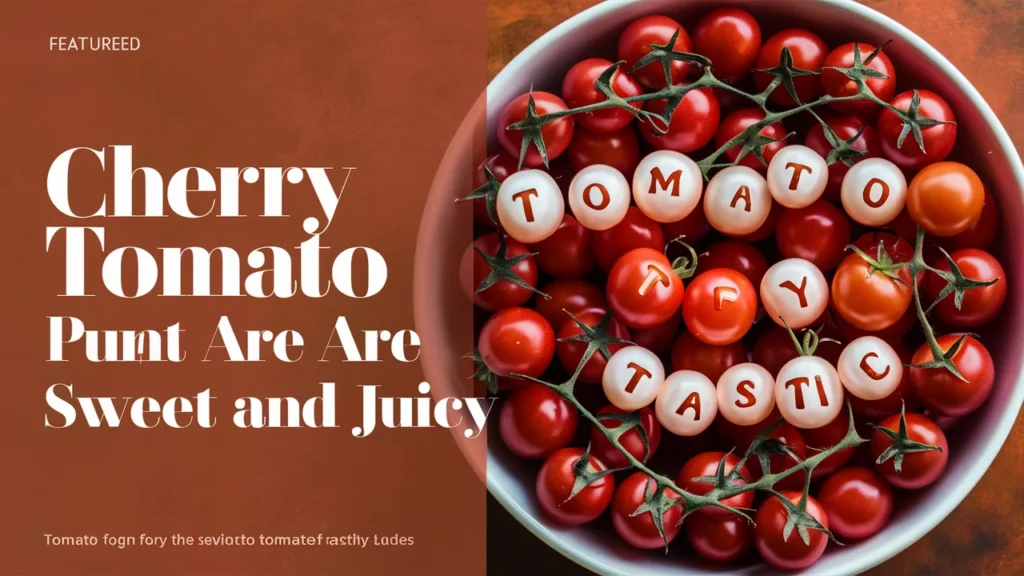 Cherry Tomato Puns That Are Sweet and Juicy