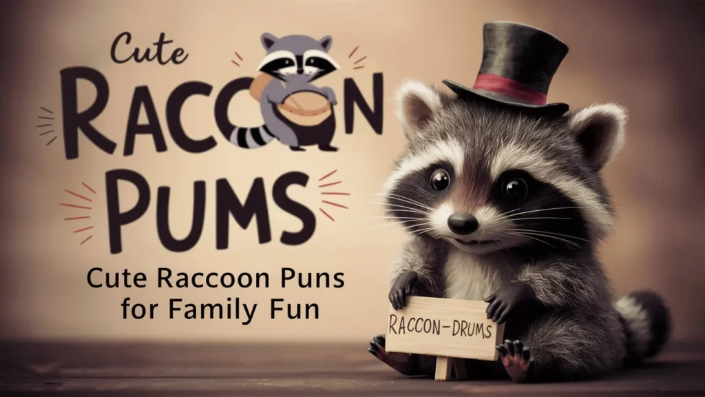 Cute Racoon Puns for Family Fun