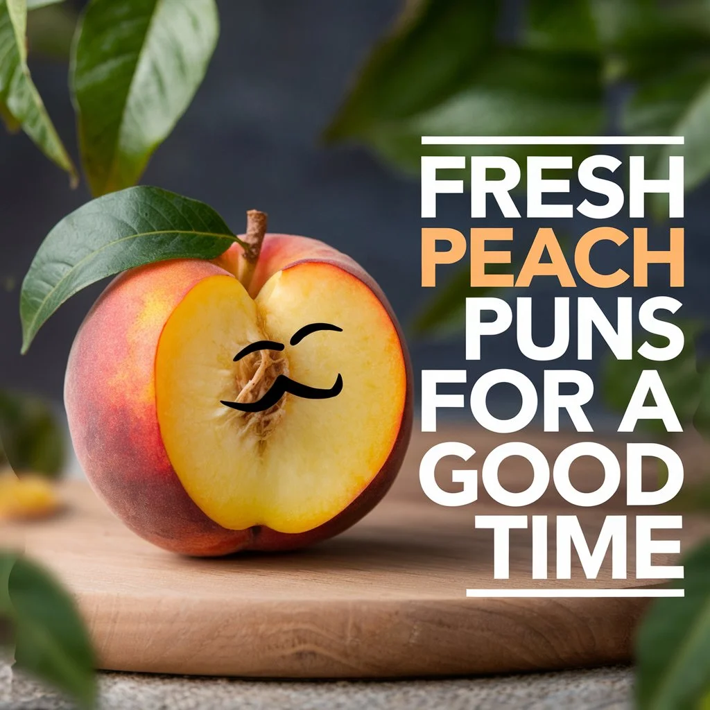 Fresh Peach Puns for a Good Time