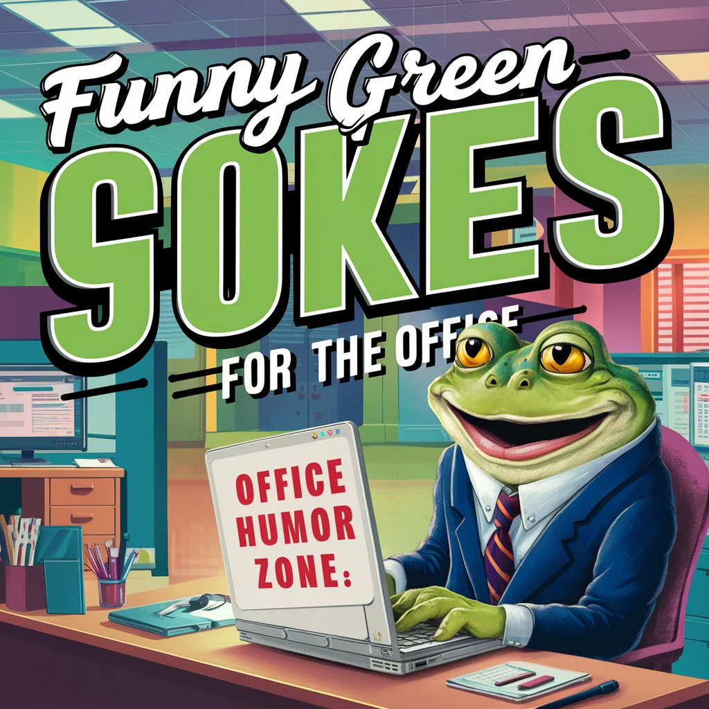 Funny Green Jokes for the Office