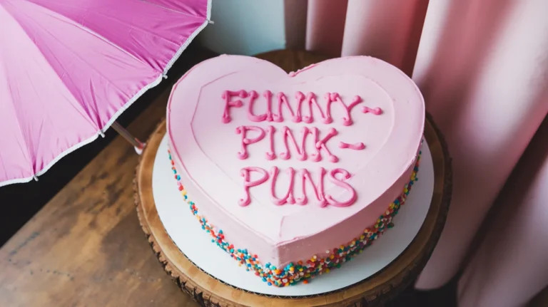 Funny Pink Puns