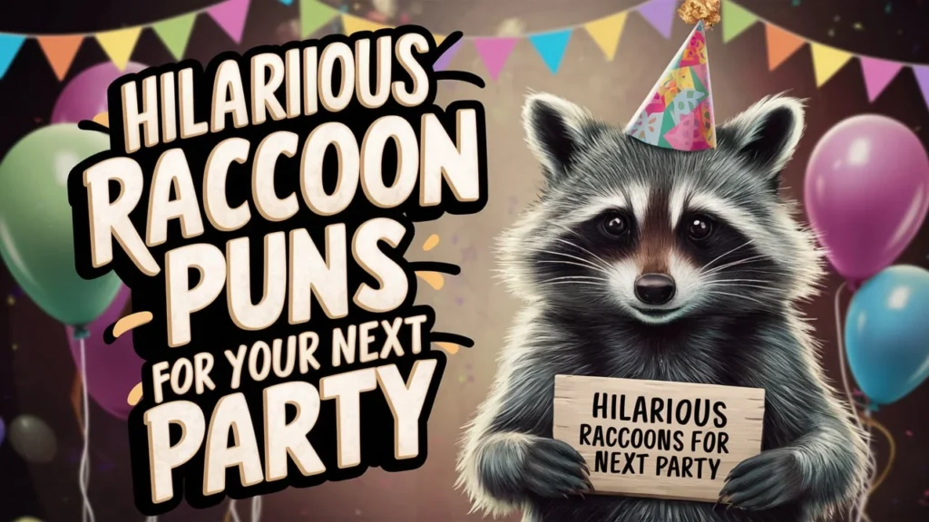 Hilarious Raccoon Puns for Your Next Party