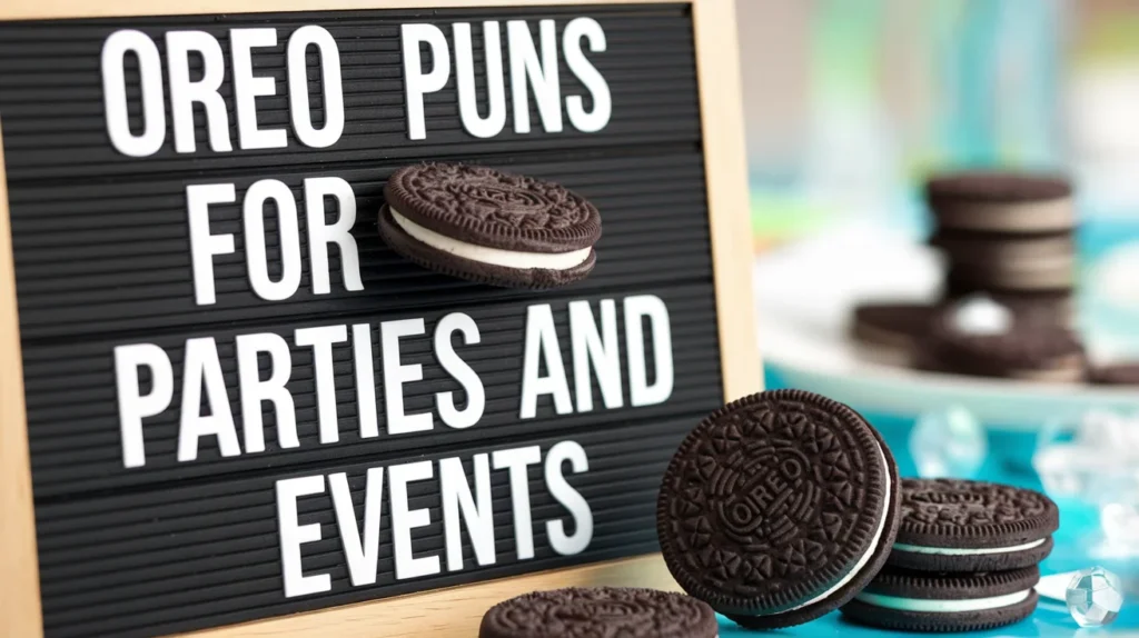 Oreo Puns for Parties and Events