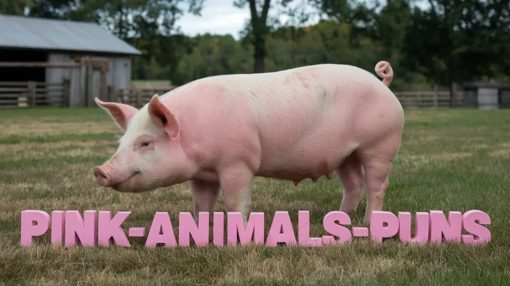 Pink Animals Puns