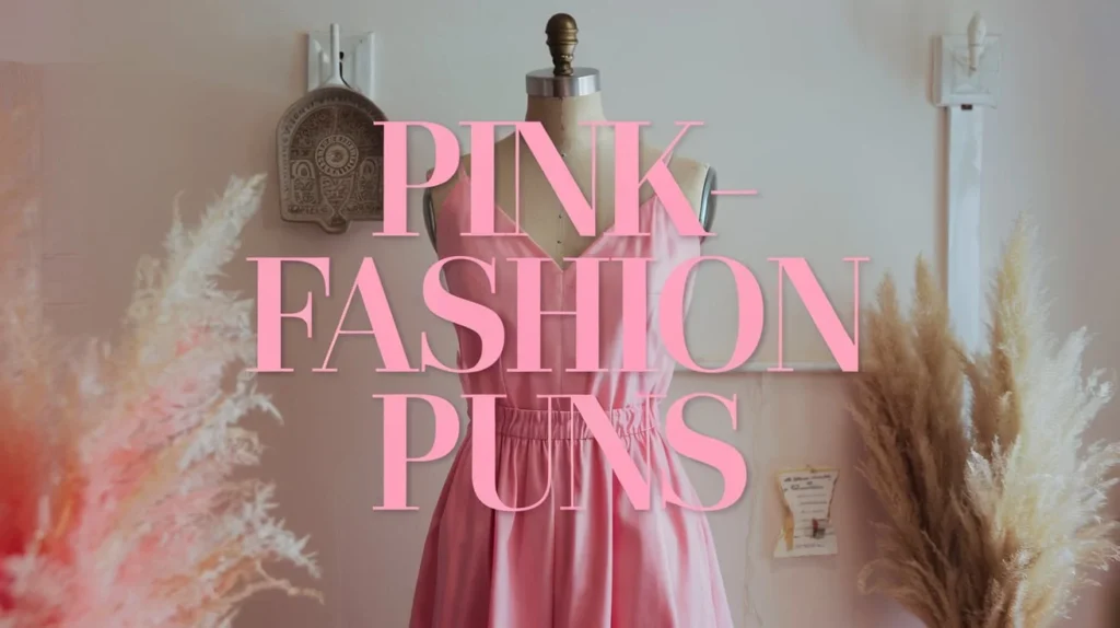 Pink Fashion Puns