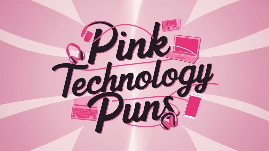 Pink Technology Puns