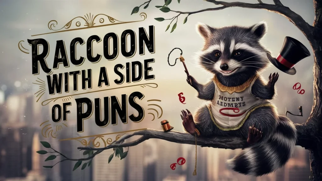 Raccoon with a Side of Puns