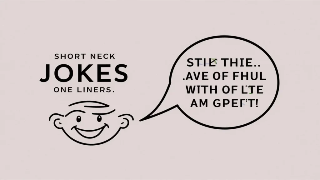 Short Neck Jokes One Liners