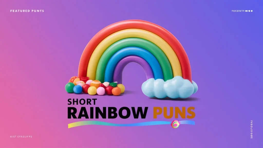 Short Rainbow Puns