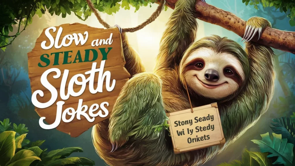 Slow and Steady Sloth Jokes