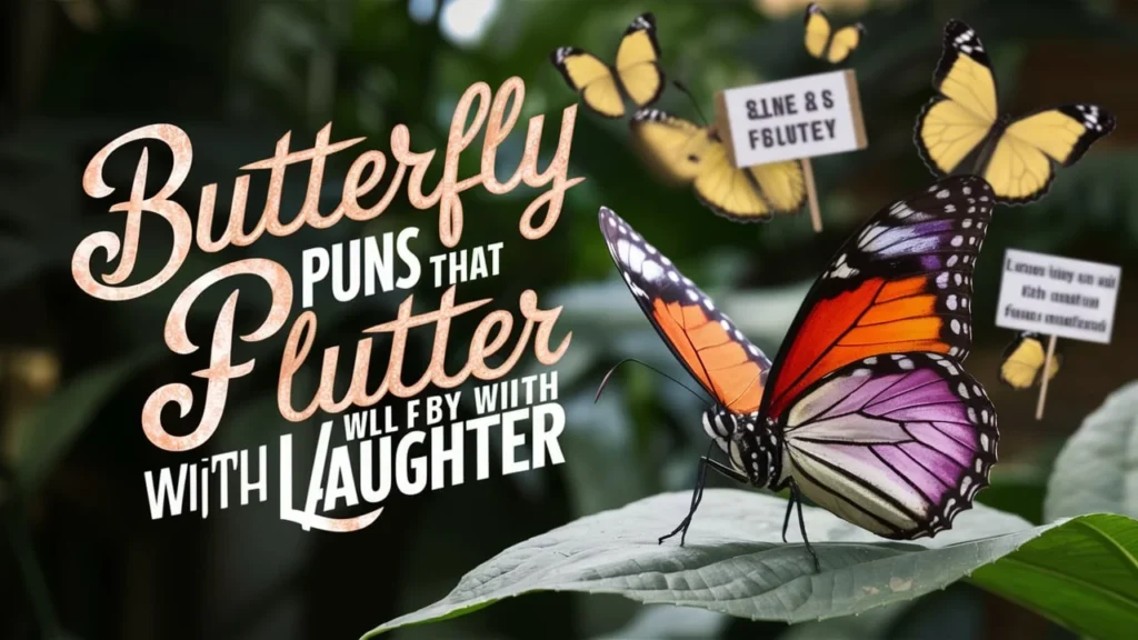 Butterfly Puns That Will Flutter By with Laughter