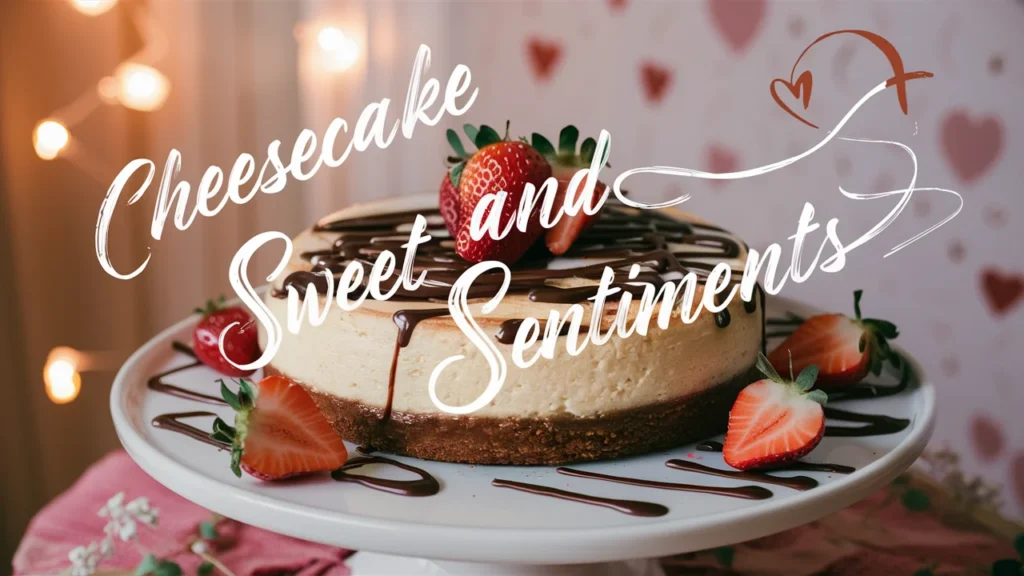 Cheesecake and Sweet Sentiments