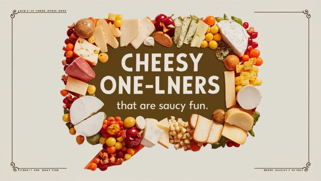 Cheesy One-Liners That Are Saucy Fun