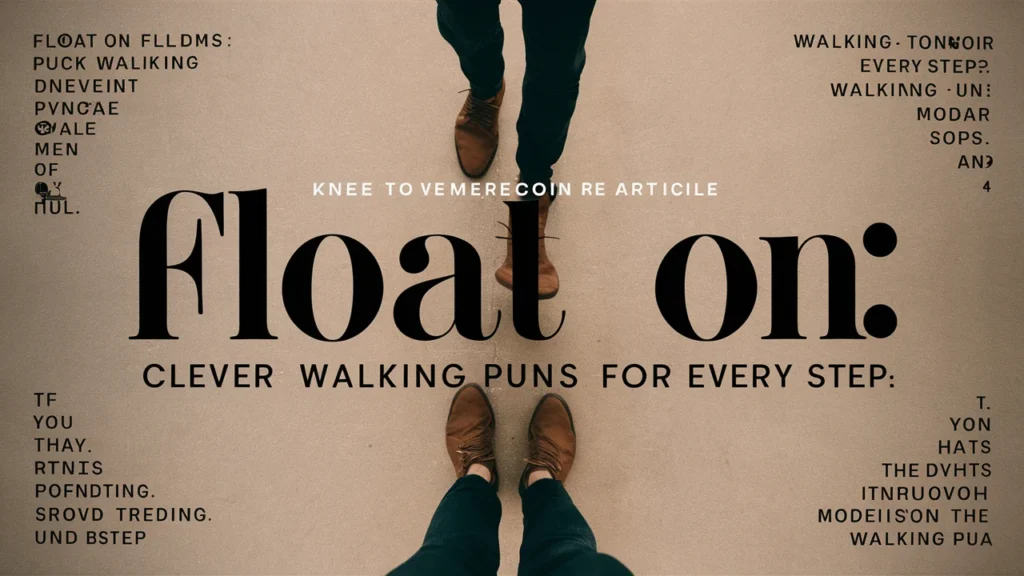 Clever Walking Puns for Every Step