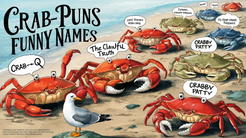 Crab Puns Funny Names