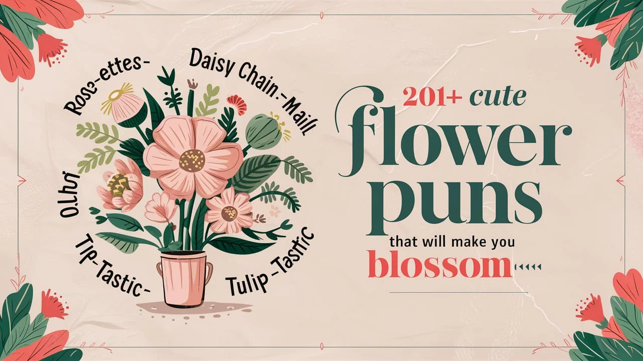 Cute Flower Puns That Will Make You Blossom