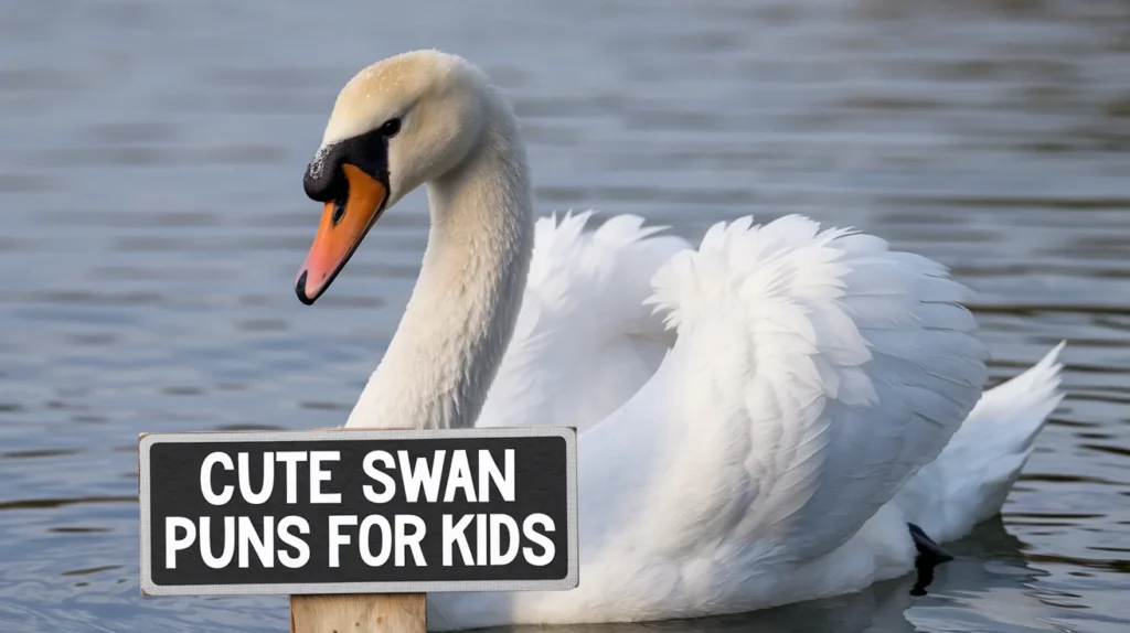 Cute Swan Puns for Kids