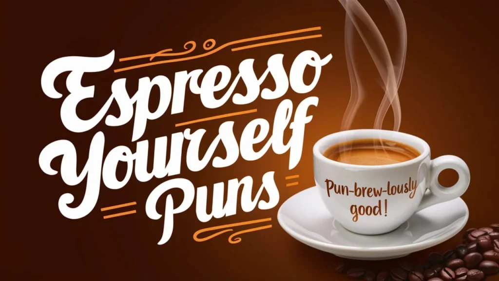 Espresso Yourself Puns