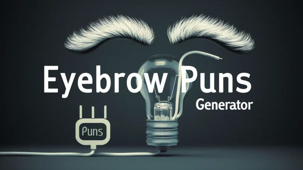 Eyebrow Puns Generator