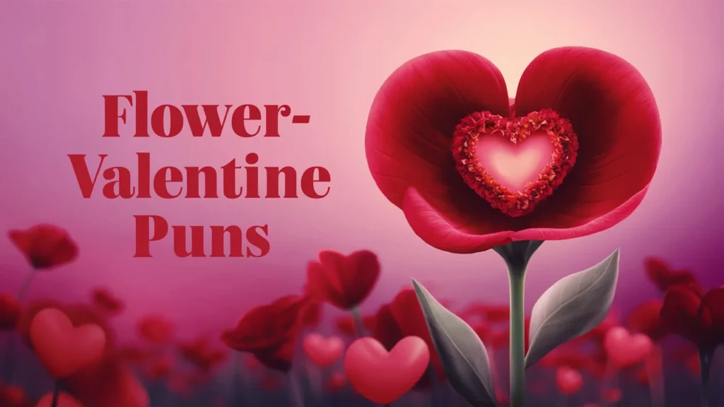 flower valentine puns