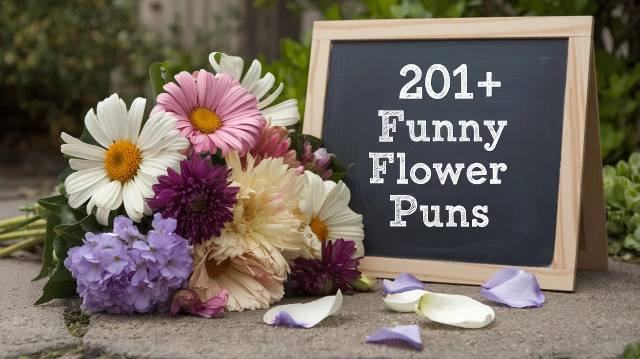 Funny Flower Puns