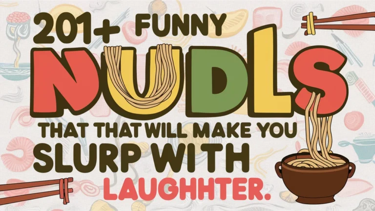 Funny Noodle Puns That Will Make You Slurp With Laughter