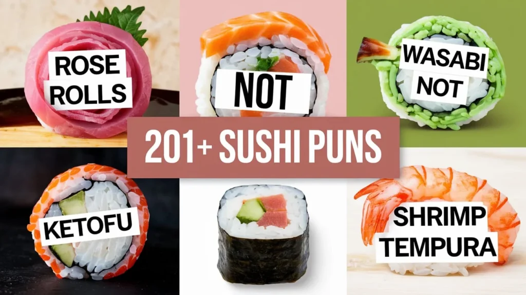 Funny Sushi Puns