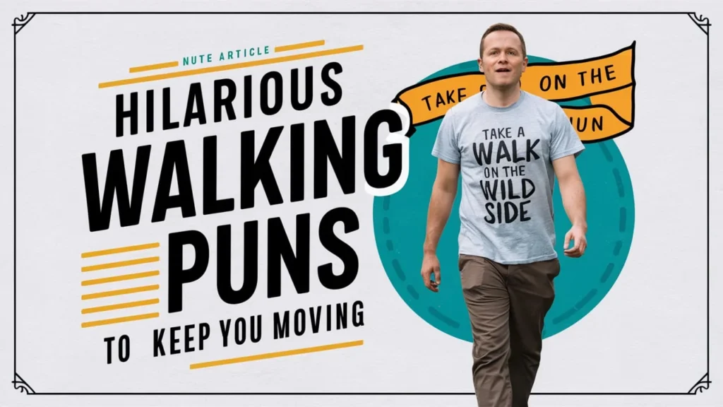 Hilarious Walking Puns to Keep You Moving