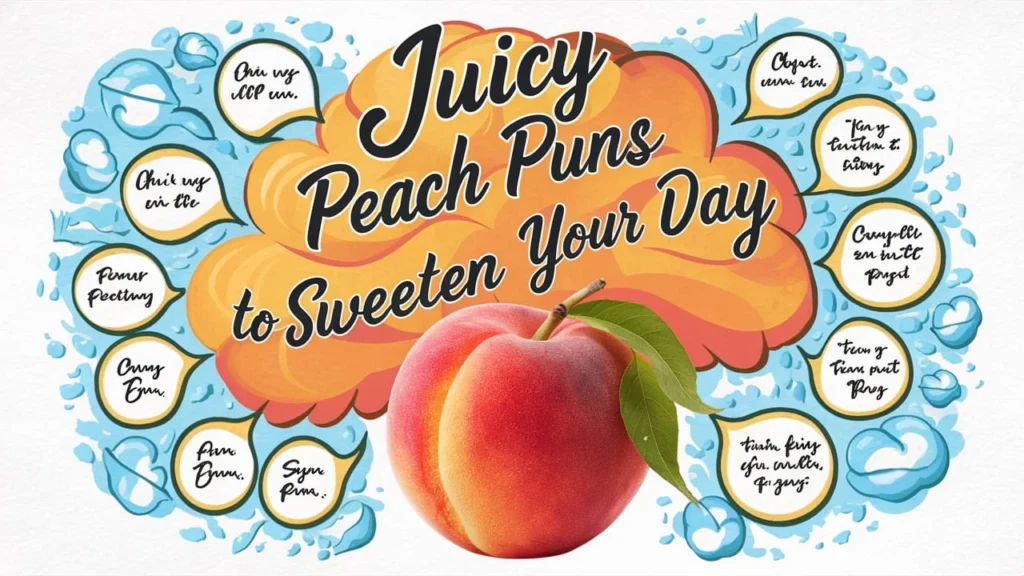 Juicy Peach Puns To Sweeten Your Day