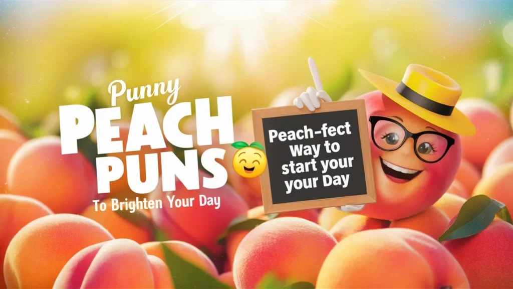 Punny Peach Puns To Brighten Your Day