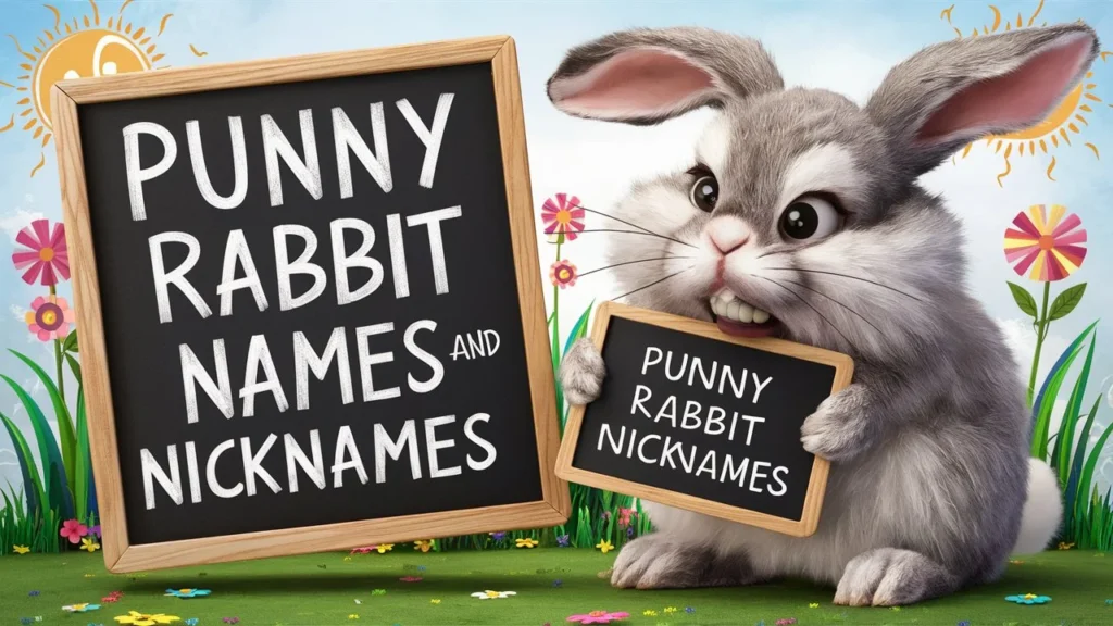 Punny Rabbit Names and Nicknames