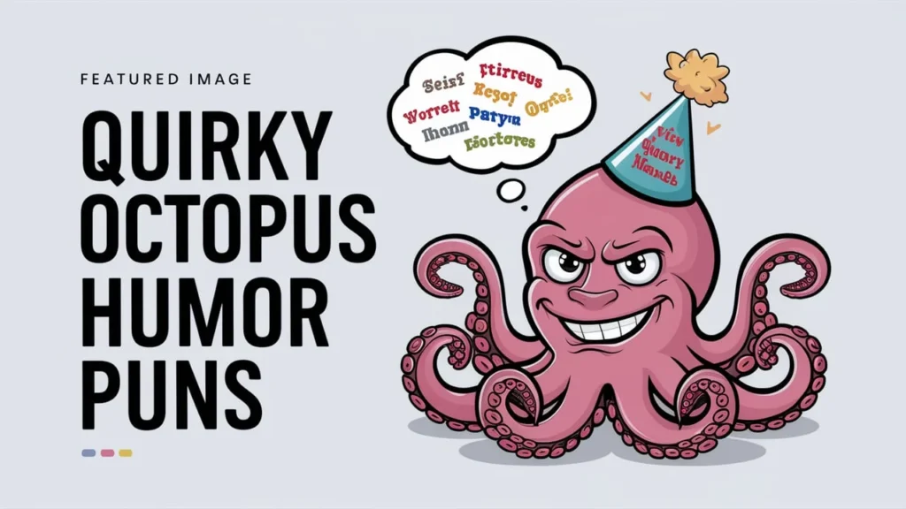 Quirky Octopus Humor Puns