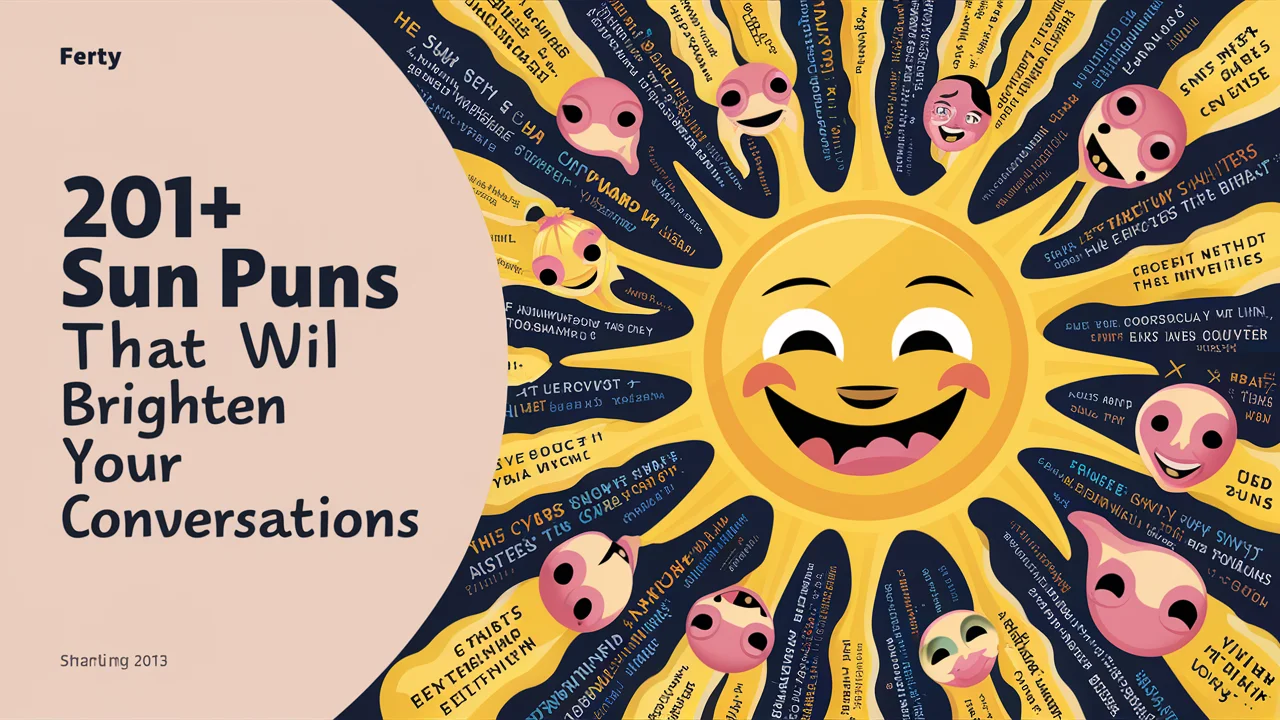 Sun Puns That Will Brighten Your Conversations