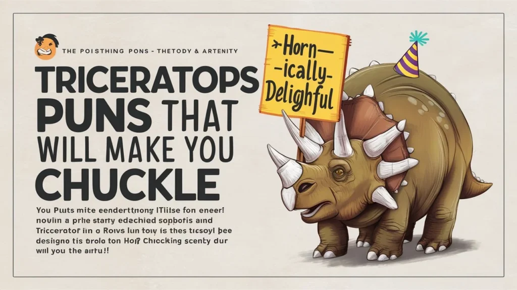 Triceratops Puns That Will Make You Chuckle