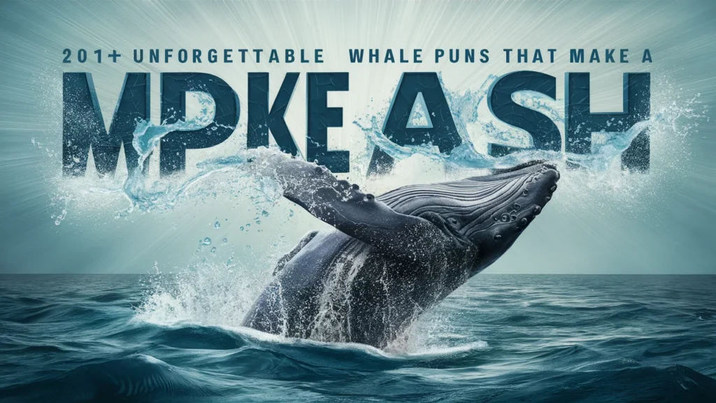 Unforgettable Whale Puns That Make a Splash