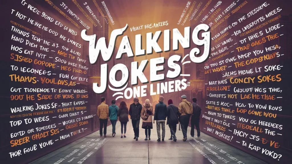 Walking Jokes One Liners