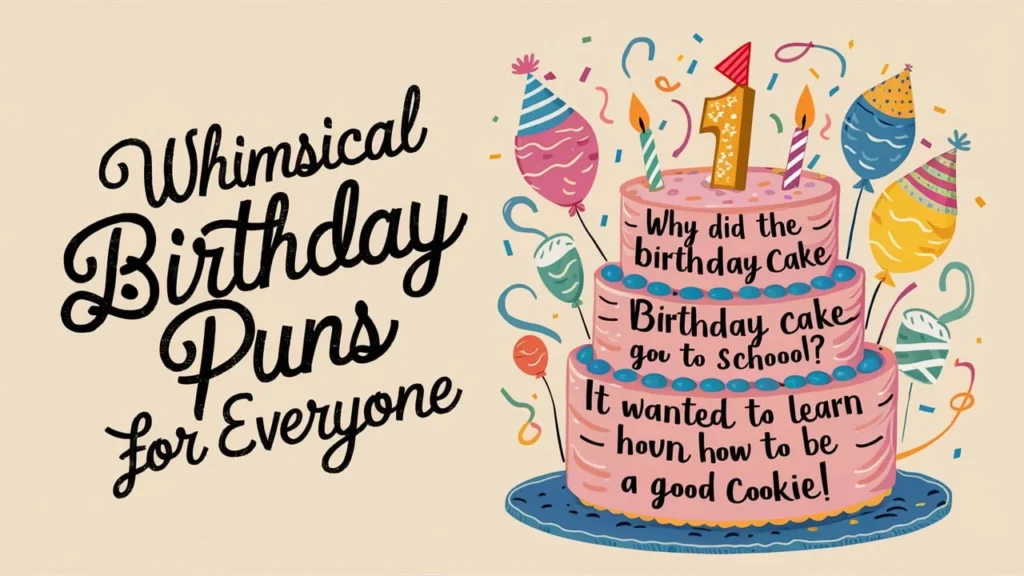 Whimsical Birthday Puns for Everyone