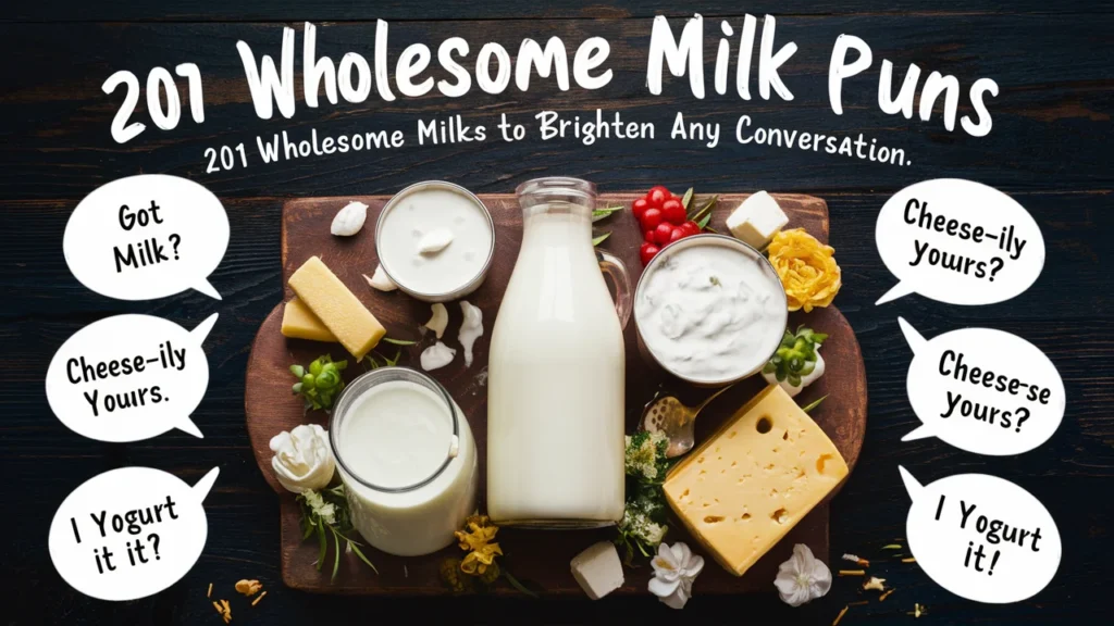 Wholesome Milk Puns To Brighten Any Conversation