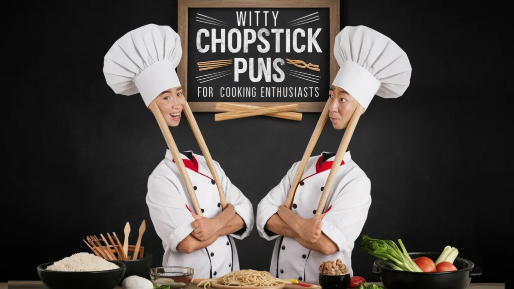 Witty Chopstick Puns for Cooking Enthusiasts