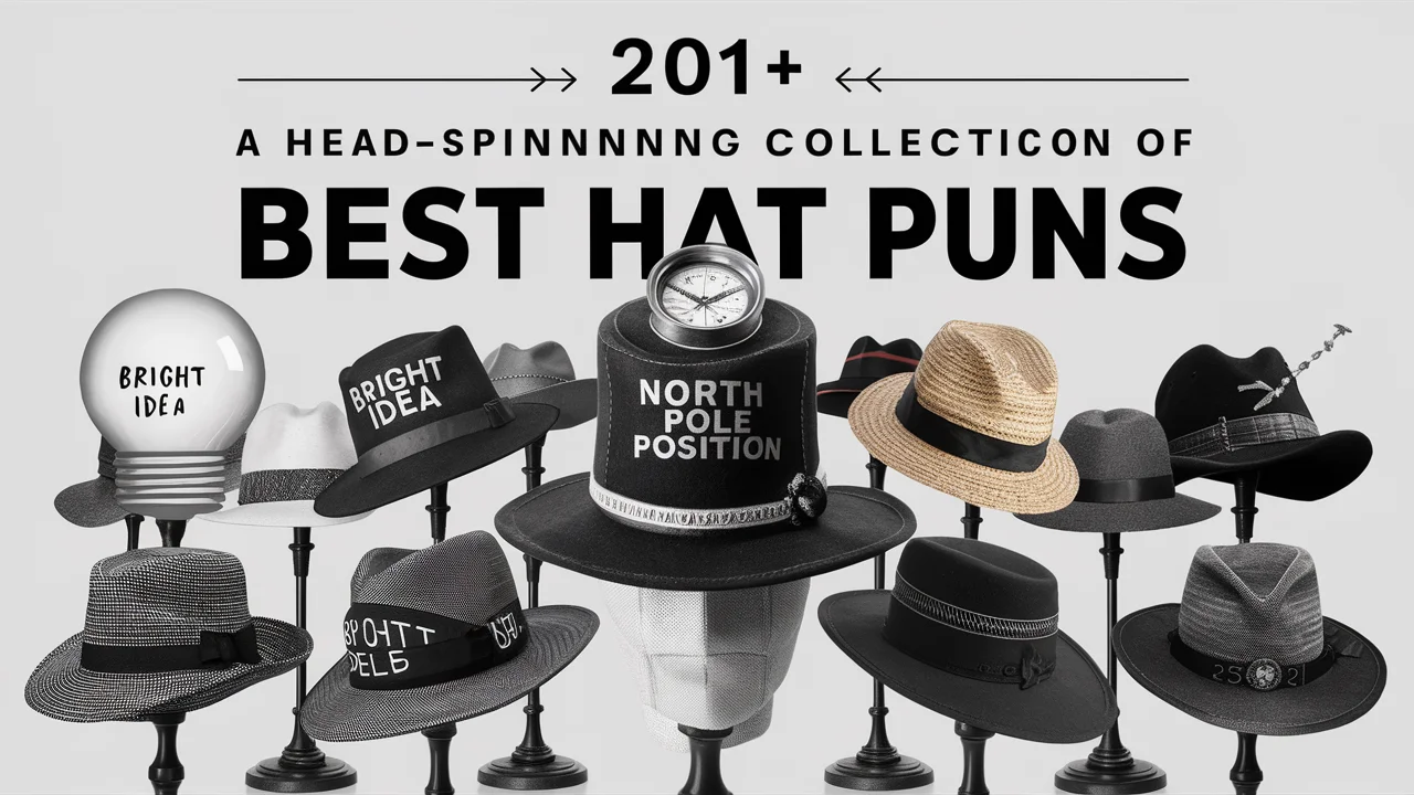 A Head-Spinning Collection of Best Hat Puns