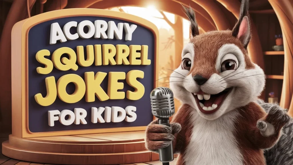 Acorny Squirrel Jokes for Kids