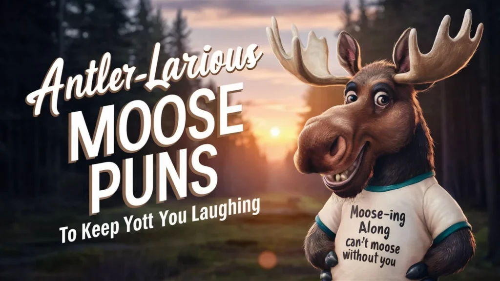 Antler-larious Moose Puns to Keep You Laughing