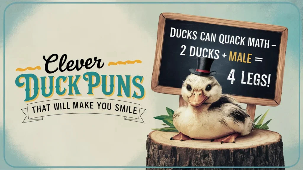 Clever Duck Puns That Will Make You Smile