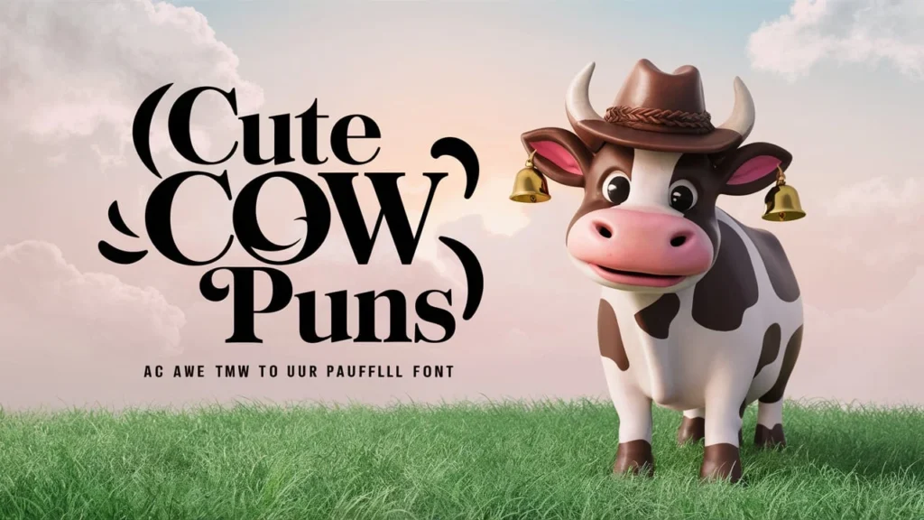 Cute Cow Puns