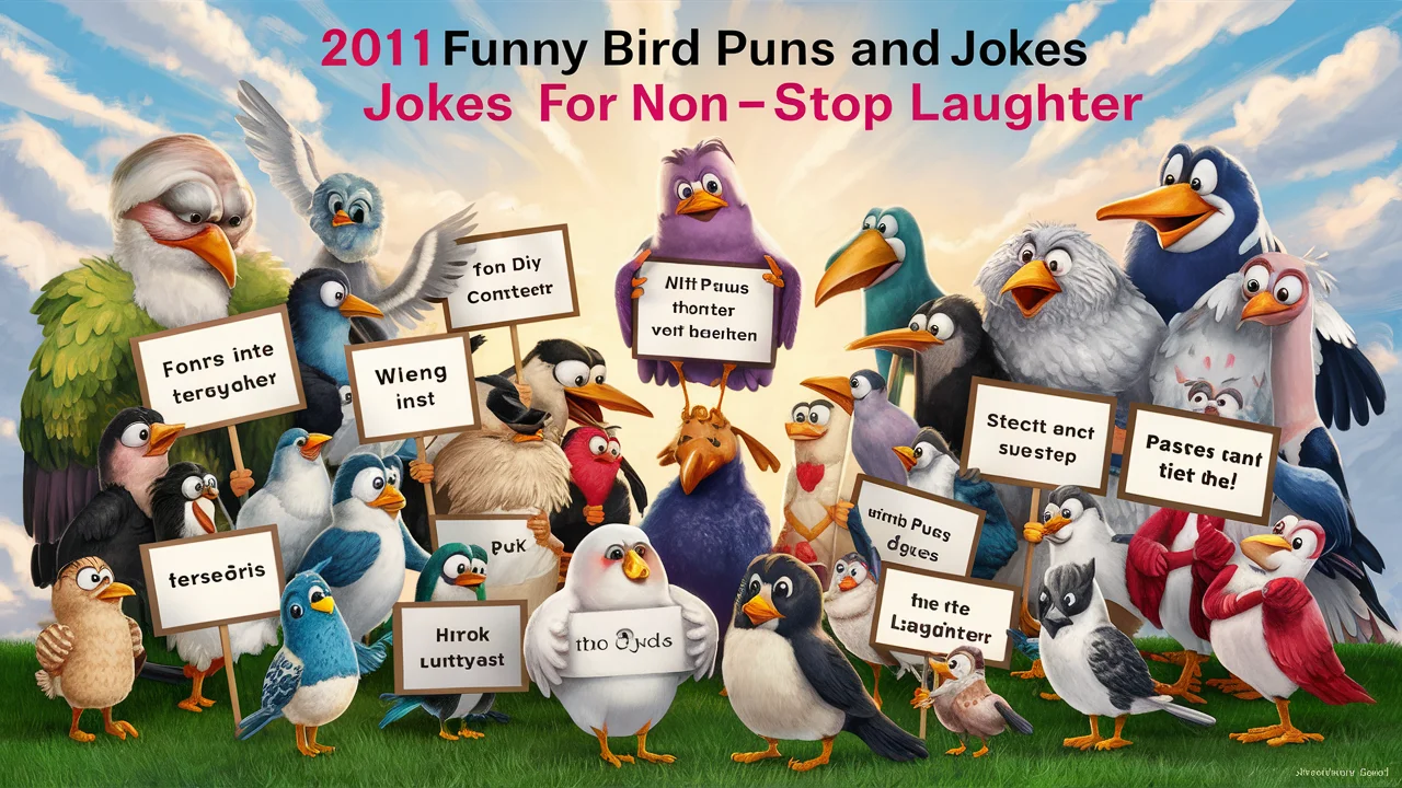 Funny Bird Puns And Jokes For Non-Stop Laughter