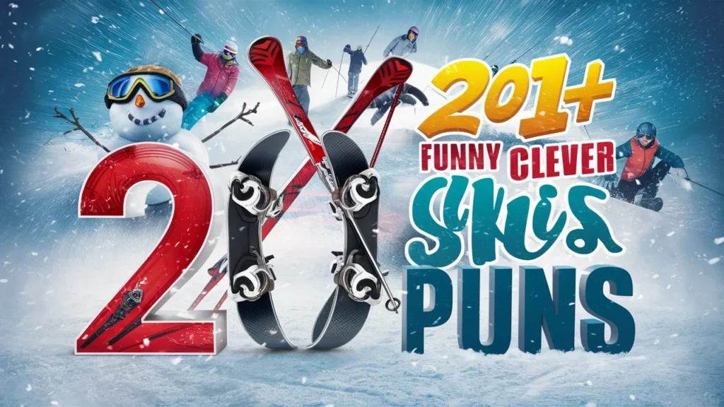 Funny Clever Ski Puns